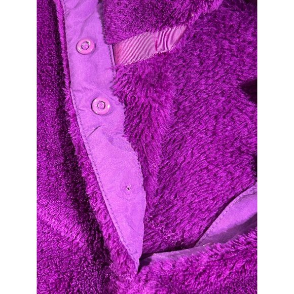 Patagonia Womens Purple Re-Tool Snap T Fleece Polartec Thermal Pullover Sz M 305 - Picture 7 of 13